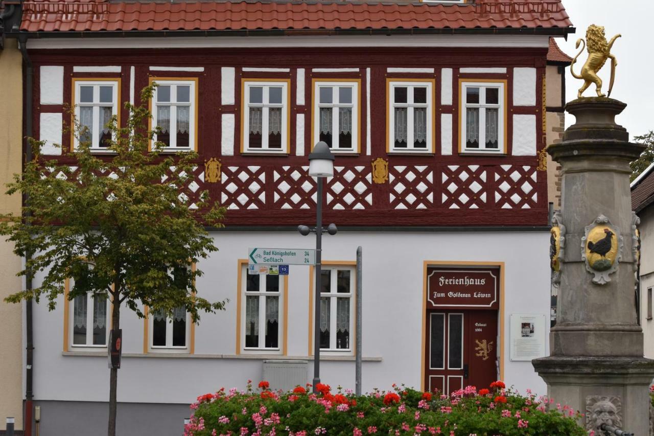 Apartment Therme Natur - Ferienhaus "Zum Goldenen Loewen" Bad Rodach Ngoại thất bức ảnh
